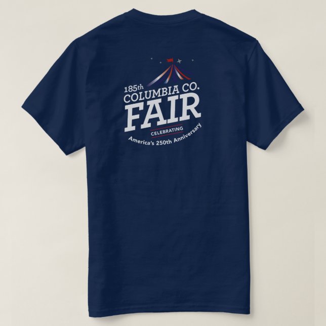 250 Camiseta Azul Marinho (Verso do Design)