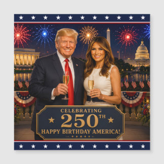250 EUA Trump Melania Semiquincentenário 1776