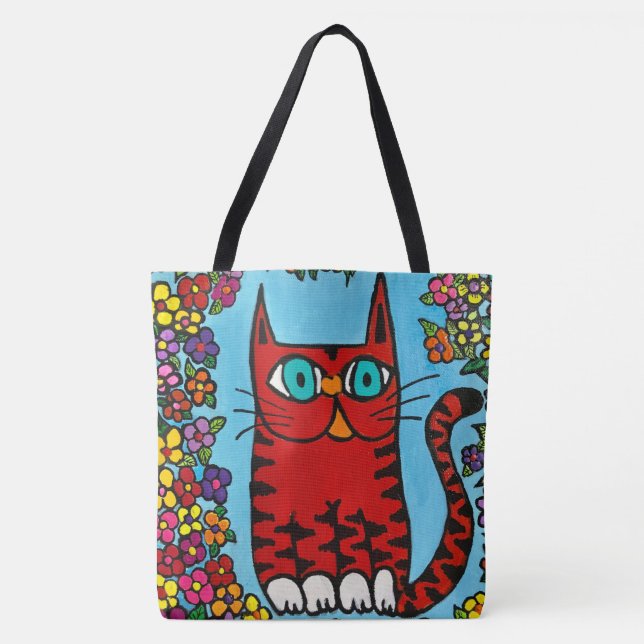 250 - Pepper the cat - Tote Bag (Frente)