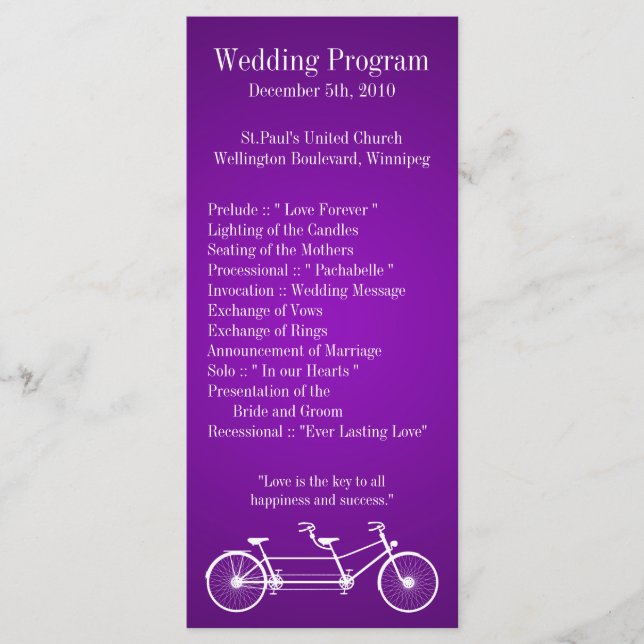 25 4x9 Programa Casamento Dupla Bike (Frente)