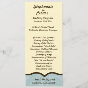 25 4x9 Programa de Casamento I Mustache You a Perg