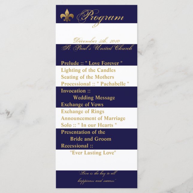 25 4x9 Programa de Casamento Marinho de distribuiç (Frente)
