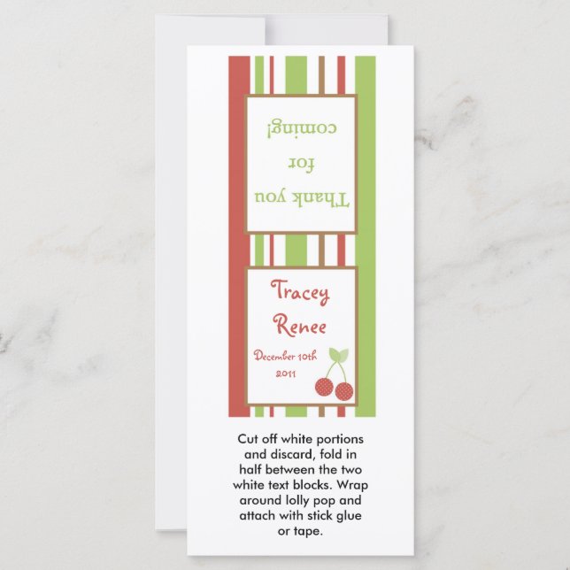 25 Animais da Fazenda superior de pirulito (Frente)