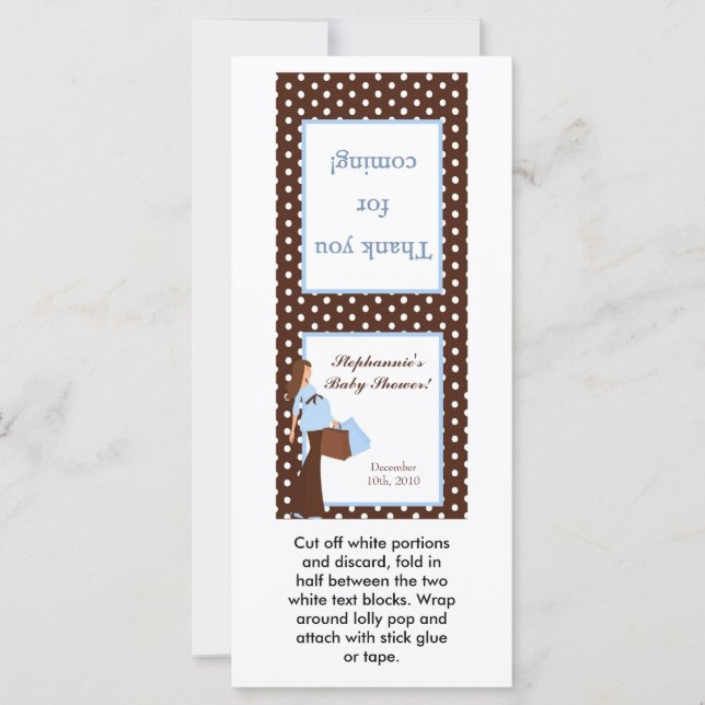 25 Bolinhas de Mãe do Topper Azul (Frente)