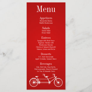 25 Cartões De Menus Quadrinhos De Câmera Vermelha 