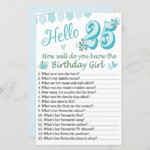 25. Como você conhece a aniversariante?