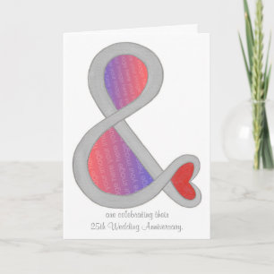 25. Convites de Aniversário de Casamento, e & Assi