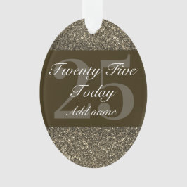 25 de presente personalizado especial de enfeite d