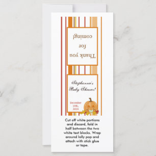 25 Pop-Pau Outono outono Pumpkin Bebê