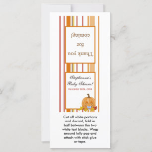 25 Pop-Pau Outono outono Pumpkin Bebê