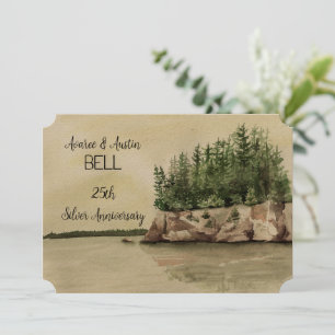 25 Wedding Anniversário Green Lake and Forest