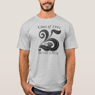 25o Camisa da reunião de classe do jubileu de