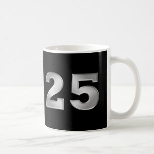 25o Canecas ou canecas de cerveja de prata do