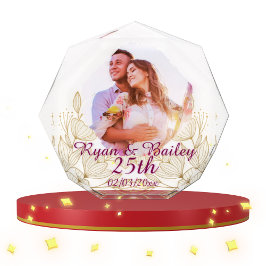 25th Wedding Anniversary Spring Flowers Design