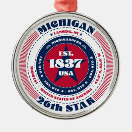 26º Enfeites de natal do estado do Michigan