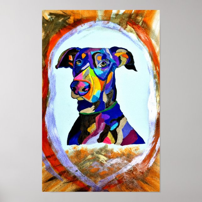 268 - Doberman Love Poster (Frente)