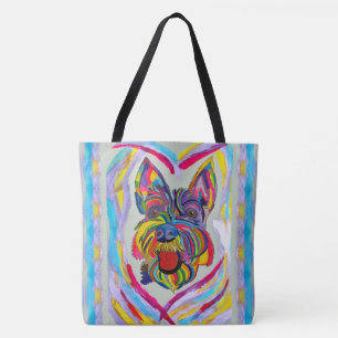 268 - Schnauzer Love Tote Bag