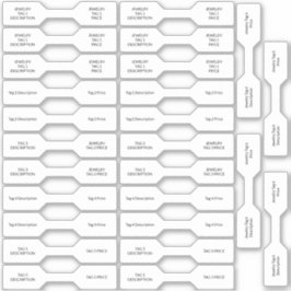 26 Etiquetas de Preço Judaico Barão Branco Persona