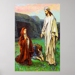 28:8 de Matthew - 10 as mulheres vêem o poster