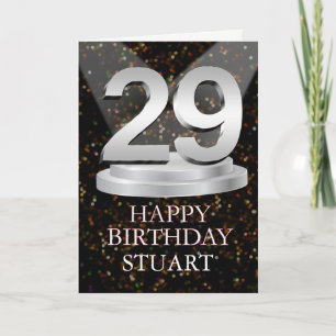 29º Aniversário Destaques Adicionar Um Cartão De N