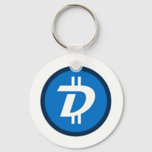 2,25" chaveiro básico de Digibyte do botão