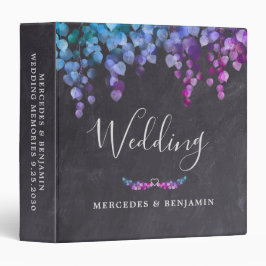 2.54cm Fichário Álbum de Fotografias de Casamento Botânico Eucalyp