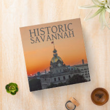 Álbum de Fotos de Férias Históricas em Savannah