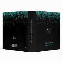 Aqua Turquesa Brilhante em preto