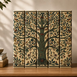2.54cm Fichário Árvore da Vida de William Morris Vintage Pré-Rafae