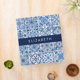 2.54cm Fichário Azulejos do Mediterrâneo, Português, Azulejo, Seu