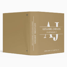Binder de Carteira de Fotografia Monogramas
