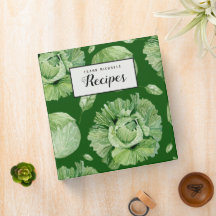 Binder de recebimento de alface fresca - Verde