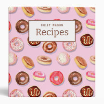 Binder de recebimento de deleção de rosquinha