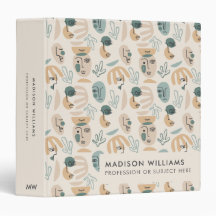 Binder Profissional Personalizado Abstrato Modern