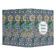 Caderneta de Receitas Florais William Morris Kenne