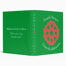 Caderno de Receitas Personalizado Presente Família