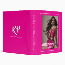 2.54cm Fichário Capa de Arquivo de Concurso Cor Pop Rosa