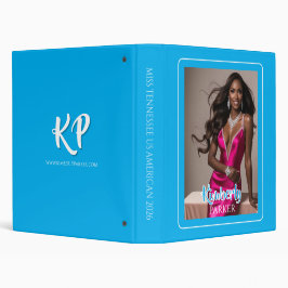 2.54cm Fichário Capa de Arquivo de Desfile Color Pop Azul