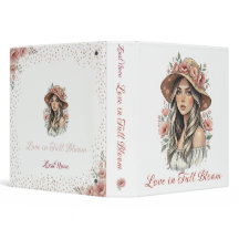 Capa de Arquivo Floral Boho Girl Personalizada