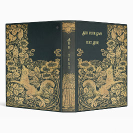 2.54cm Fichário Capa Personalizada de 3 Argolas Vintage