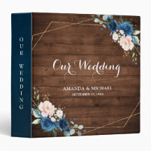 Casamento Geométrico de Madeira Dourada com Blush 