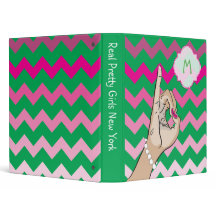 Chevron cor-de-rosa e verde bonito real