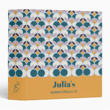 Círculos Geométricos Modernos de Padrões Laranja