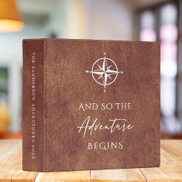 2.54cm Fichário Coleção Castanha Personalizada da Aventura