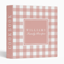 Cookbook de Xadrez Rosa de Coral Buffalo