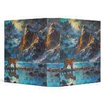 Cougar e Arte do Lago Montanha