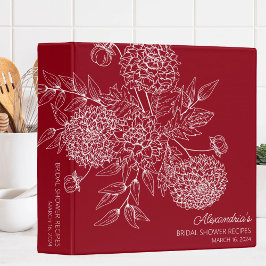 2.54cm Fichário Delicar Receita de Chá de panela de Ilustração de