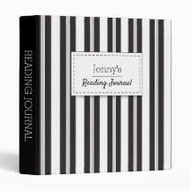 Diário de Leitura em Branco e Preto