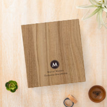 Documentos da Empresa Monogram Modern Minimal Wood
