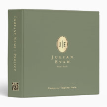 Elegante Monograma Oval Dourado Brilhante Verde Sa